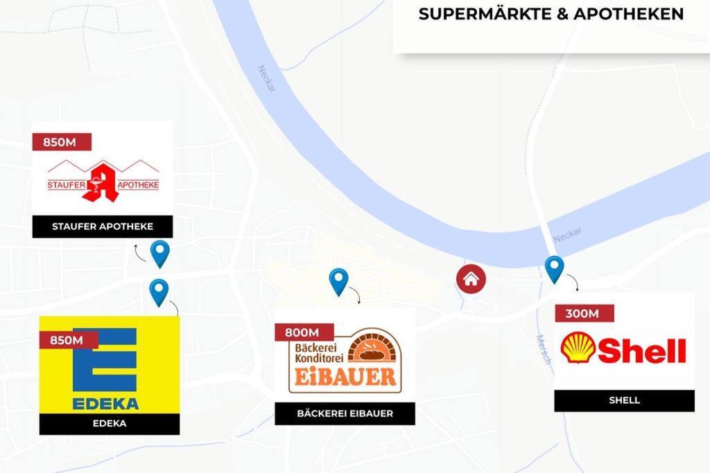 Charmante Wohnung Am Neckar Bad Wimpfen Dış mekan fotoğraf